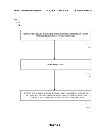 Google Patent: AI Learns From User Reactions While Keeping Data On-Device patent drawing, sheet 6