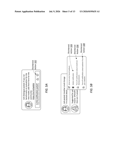 Microsoft Patents a System That Learns Which Notifications You’re Going to Ignore patent drawing, sheet 5