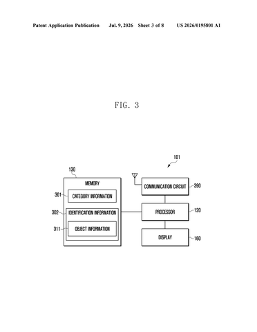Samsung’s New Patent Finds Products That Match Where Every Detail Actually Sits patent drawing, sheet 3