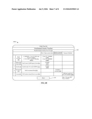 IBM Patents an AI System That Reads Bank Transactions to Find Forgotten Investments patent drawing, sheet 7