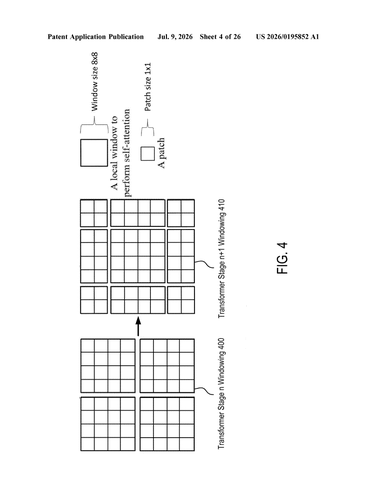 Nvidia Patents an AI Upscaling Method That Looks at Images from Overlapping Angles patent drawing, sheet 4