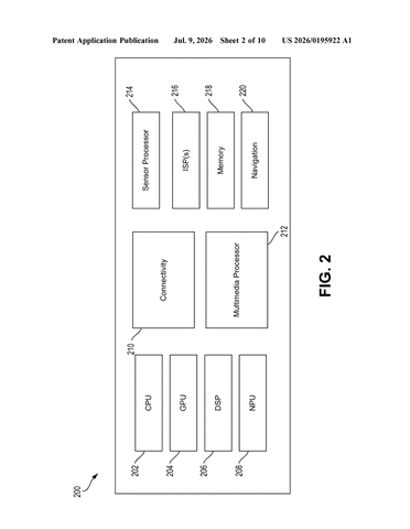 Qualcomm Patent Uses Stars and Sky to Calibrate Sensors patent drawing, sheet 2
