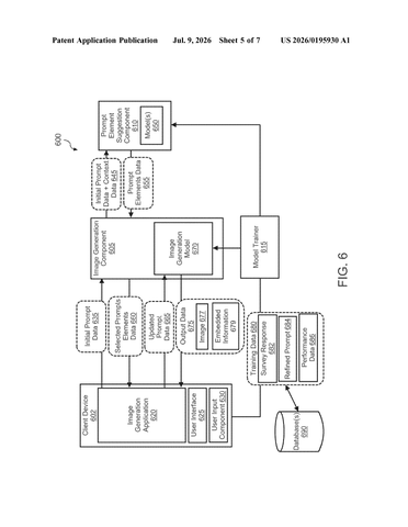 Google Patents a Tap-to-Add Word Suggestion Tool for AI Image Generators patent drawing, sheet 5