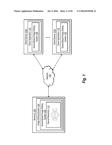 Adobe Patents an AI System That Adds Realistic Shadows to Pasted-In Objects patent drawing, sheet 1