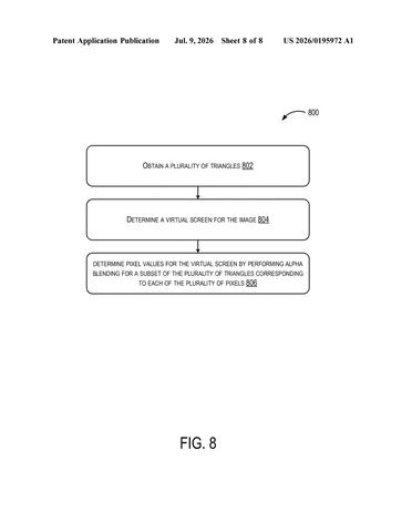 Apple Patents a Triangle-Based Method to Build Sharper, Faster 3D Images patent drawing, sheet 8