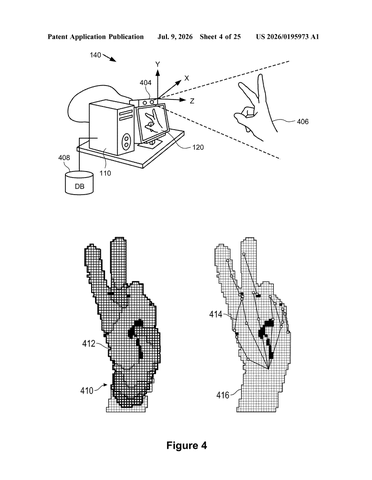 Apple Patents Shared 3D Spaces Where Panels Rotate to Reveal Hidden Content patent drawing, sheet 4