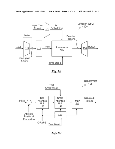 Nvidia Patent Enables Precise Camera Path Control in AI Video Generation patent drawing, sheet 2