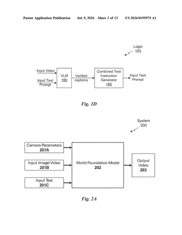 Nvidia Patent Enables Precise Camera Path Control in AI Video Generation patent drawing, sheet 3