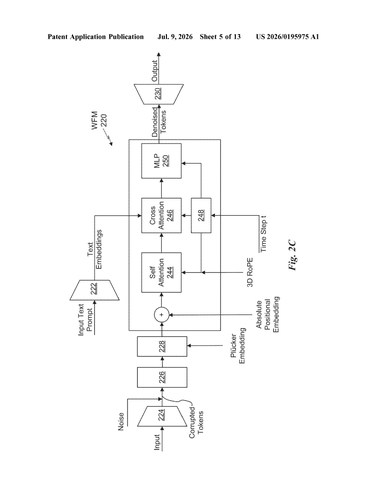 Nvidia Patent Enables Precise Camera Path Control in AI Video Generation patent drawing, sheet 5