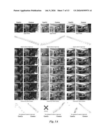 Nvidia Patent Enables Precise Camera Path Control in AI Video Generation patent drawing, sheet 7