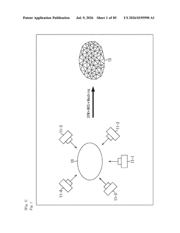 Sony Patents a 3D Scanner That Does a Rough Pass Before the Real One patent drawing, sheet 1