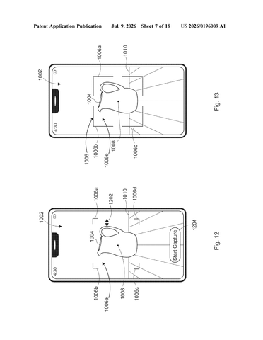 Apple Patent Turns iPhone Camera Into a 3D Object Scanner patent drawing, sheet 7