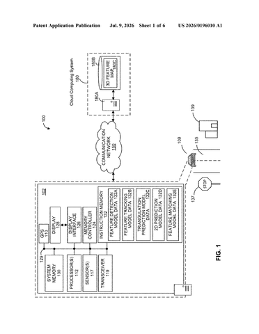 Qualcomm Patents a System for Tracking Visual Features Across Camera Frames patent drawing, sheet 1