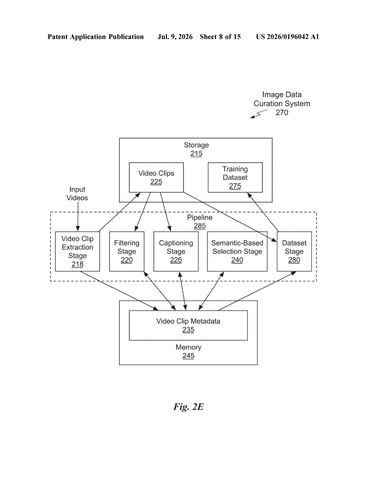 Nvidia Patents a System That Scrubs Raw Video Into AI Training Fuel patent drawing, sheet 8