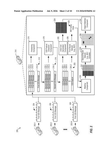 Qualcomm Patent Builds Overhead Traffic Maps from Connected-Vehicle Radio Signals patent drawing, sheet 2