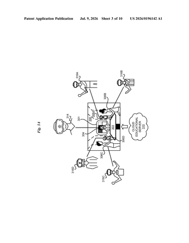 IBM Patents a System That Catches Fake or Replaced Teachers in VR Classrooms patent drawing, sheet 3