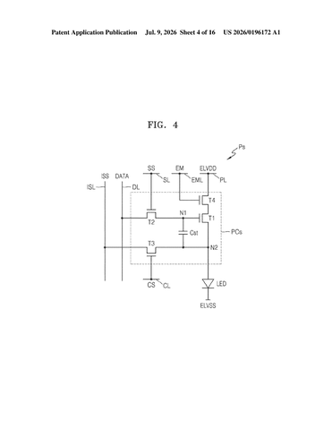 Samsung Patent Targets Sub-Pixel Layout to Reduce Interference and Sharpen Displays patent drawing, sheet 4