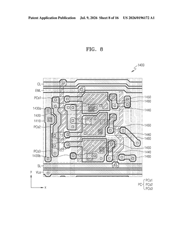 Samsung Patent Targets Sub-Pixel Layout to Reduce Interference and Sharpen Displays patent drawing, sheet 8