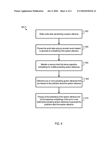 Google’s New Patent Teaches Its Voice Assistant to Remember What You Just Said patent drawing, sheet 4