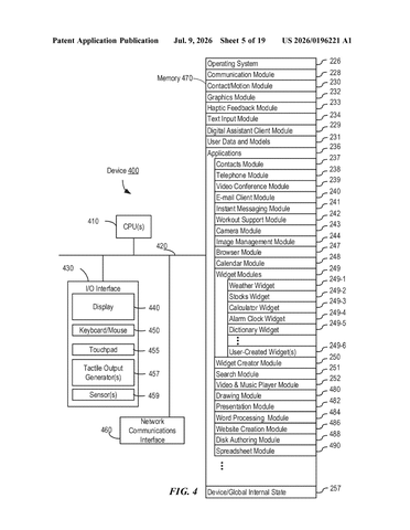 Apple Patent Reveals Siri Detecting When Users Are Actually Addressing It patent drawing, sheet 5