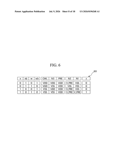 Samsung Patents a Storage Circuit That Handles AI Calculations Directly On-Chip patent drawing, sheet 8