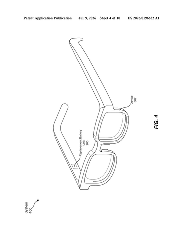 Meta Patents a Battery Pack That Guides Itself Into Place patent drawing, sheet 4