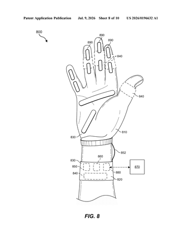 Meta Patents a Battery Pack That Guides Itself Into Place patent drawing, sheet 8