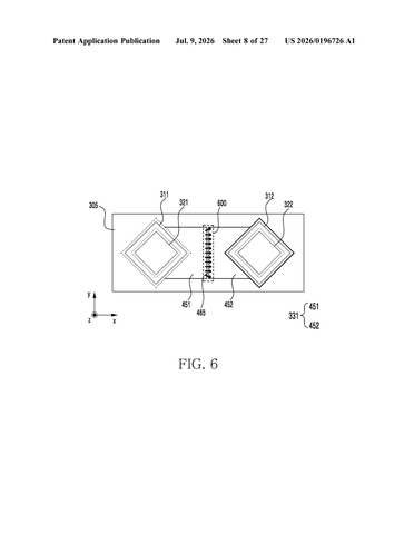 Samsung Patents an Antenna That Connects to Three 5G Networks Through One Chip patent drawing, sheet 8