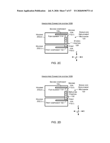 Microsoft Patents a Connector That Deploys and Retracts With a Single Sideways Press patent drawing, sheet 7