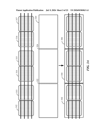 Tesla Patents a Locking Foot That Snaps Solar Roof Tiles Together patent drawing, sheet 3