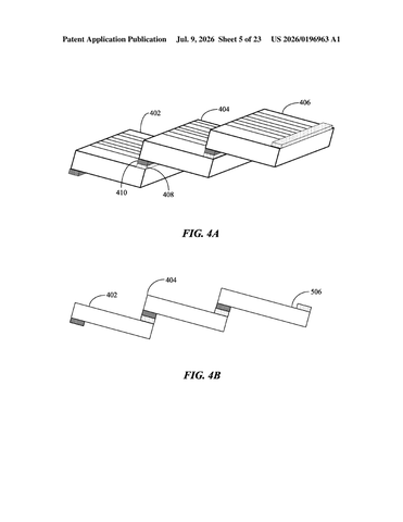 Tesla Patents a Locking Foot That Snaps Solar Roof Tiles Together patent drawing, sheet 5