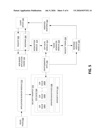 Google Patent Targets Malicious Scripts With Pre-Stored Rules Before They Reach Users patent drawing, sheet 5
