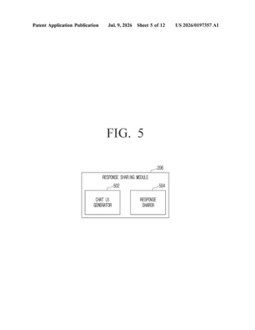 Samsung Patents a System to Bridge Chat Across Different Video Conferencing Apps patent drawing, sheet 5