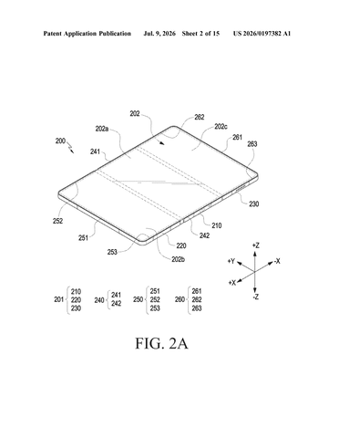 Samsung Patents a System That Picks What Your Foldable’s Inner Screen Shows When You Open It patent drawing, sheet 2