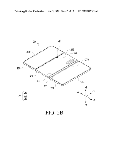 Samsung Patents a System That Picks What Your Foldable’s Inner Screen Shows When You Open It patent drawing, sheet 3