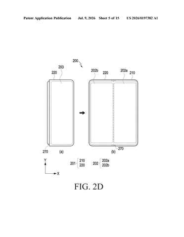 Samsung Patents a System That Picks What Your Foldable’s Inner Screen Shows When You Open It patent drawing, sheet 5