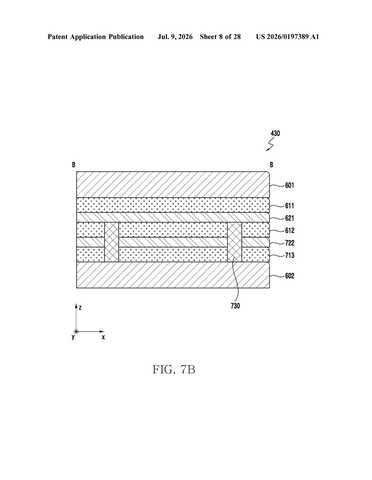 Samsung Patents a Way to Route Electrical Wiring Through a Foldable Phone’s Display Backing patent drawing, sheet 8