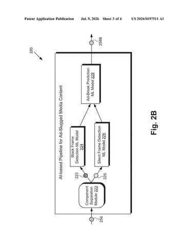Disney’s New Patent Finds the Best Moments in a Show to Drop an Ad patent drawing, sheet 3