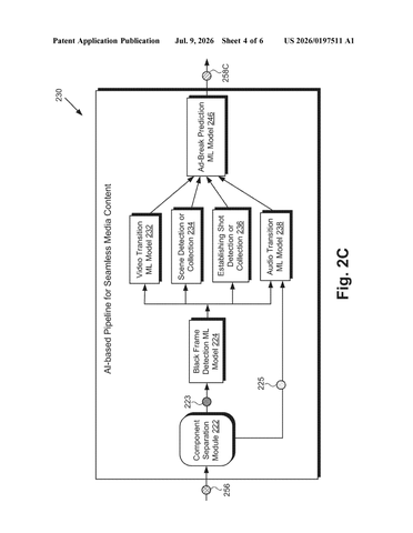 Disney’s New Patent Finds the Best Moments in a Show to Drop an Ad patent drawing, sheet 4
