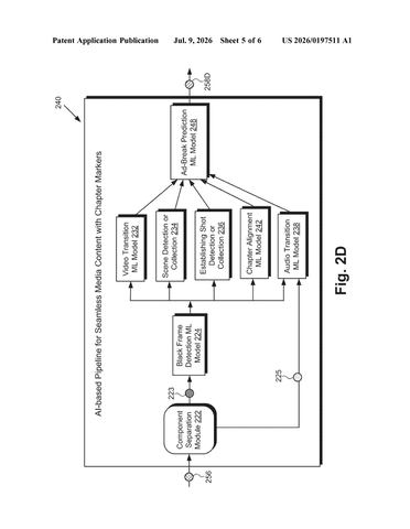 Disney’s New Patent Finds the Best Moments in a Show to Drop an Ad patent drawing, sheet 5