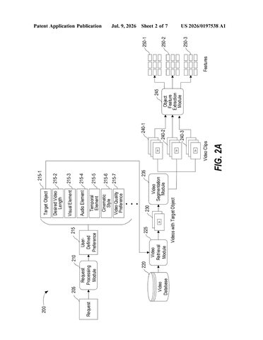IBM Patents an AI System That Builds Videos From Your Existing Footage patent drawing, sheet 2
