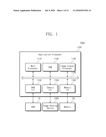 Samsung Patents a Camera That Switches How It Captures Motion on Its Own patent drawing, sheet 1