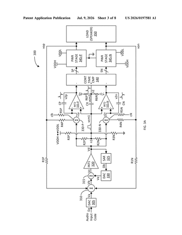 Qualcomm Patents a Circuit That Kills the Click When Your Audio Chip Switches Power patent drawing, sheet 3