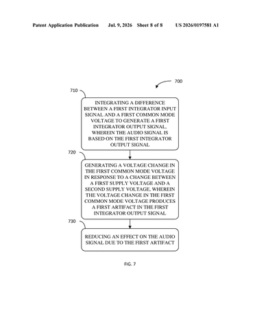 Qualcomm Patents a Circuit That Kills the Click When Your Audio Chip Switches Power patent drawing, sheet 8
