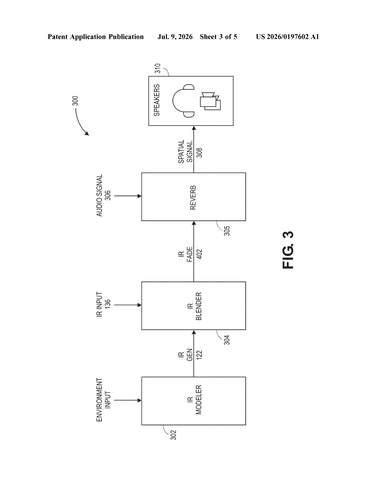 Apple Patents Smooth Audio Transitions When You Move Between Listening Environments patent drawing, sheet 3