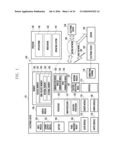 Samsung Patents a Fix That Keeps Phone Connections Running During Wi-Fi Dropouts patent drawing, sheet 1