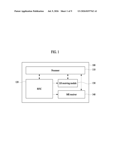 Samsung Patents a Radio Chip That Drops Into Low-Power Mode on Its Own patent drawing, sheet 1