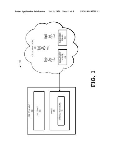 Google’s New Patent Stops Your Phone From Waiting on Its Own SIM Card patent drawing, sheet 1