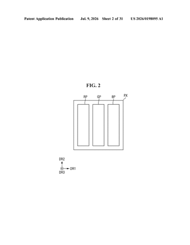 Samsung Patent Merges Touch Sensors Directly Into Display Power Supply Layer patent drawing, sheet 2