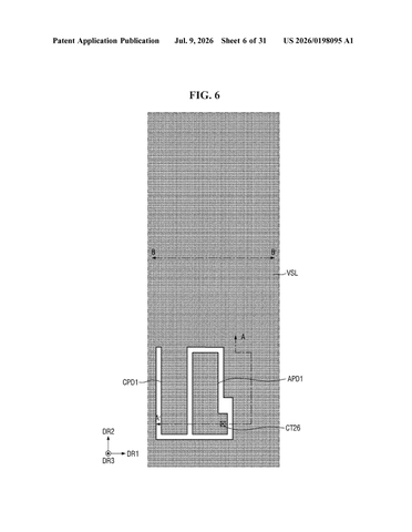 Samsung Patent Merges Touch Sensors Directly Into Display Power Supply Layer patent drawing, sheet 6